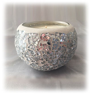 M002 Silver Mirror Crackle